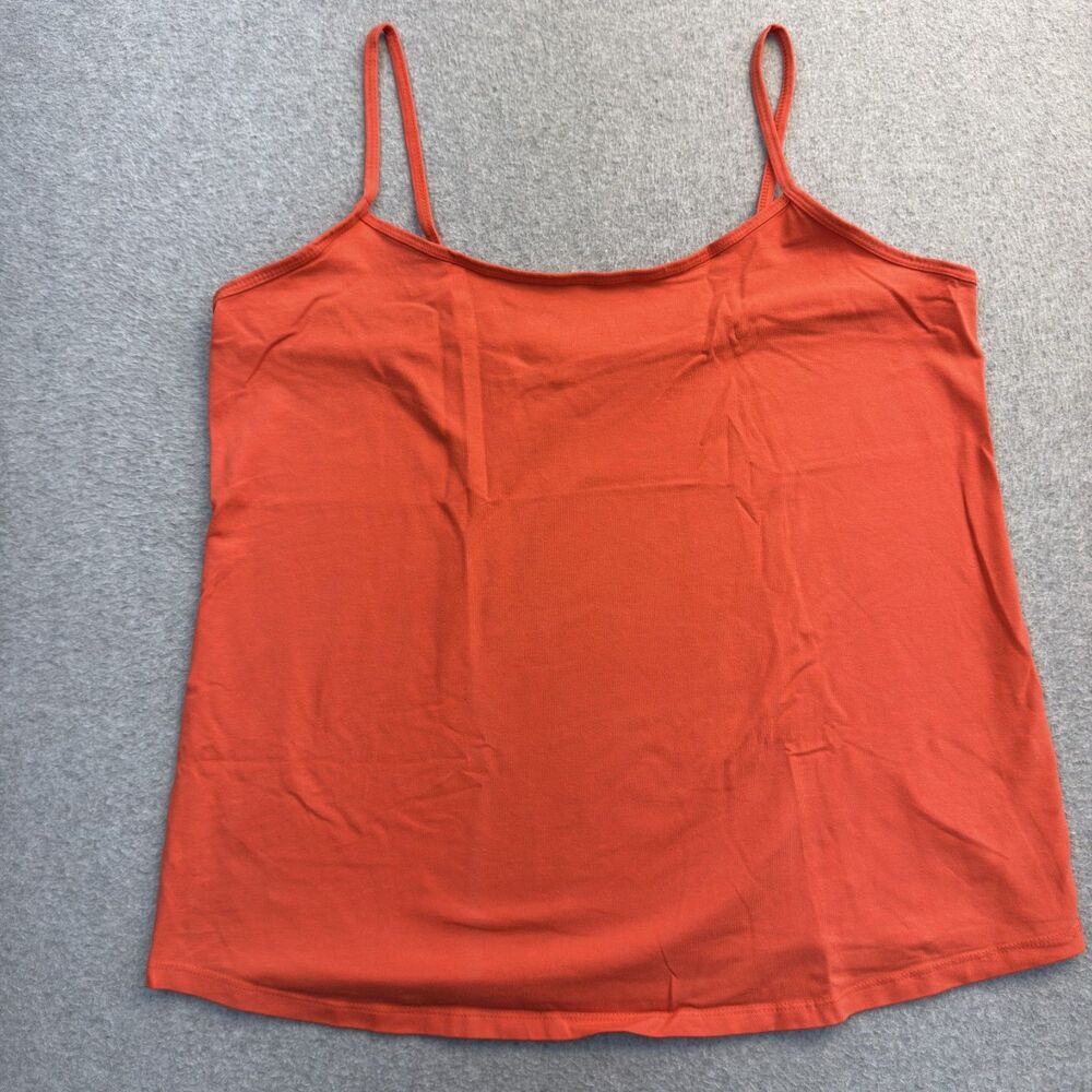 Lane Bryant Tank Top Womens 14 16 Orange Camisole Strappy Basic Layering